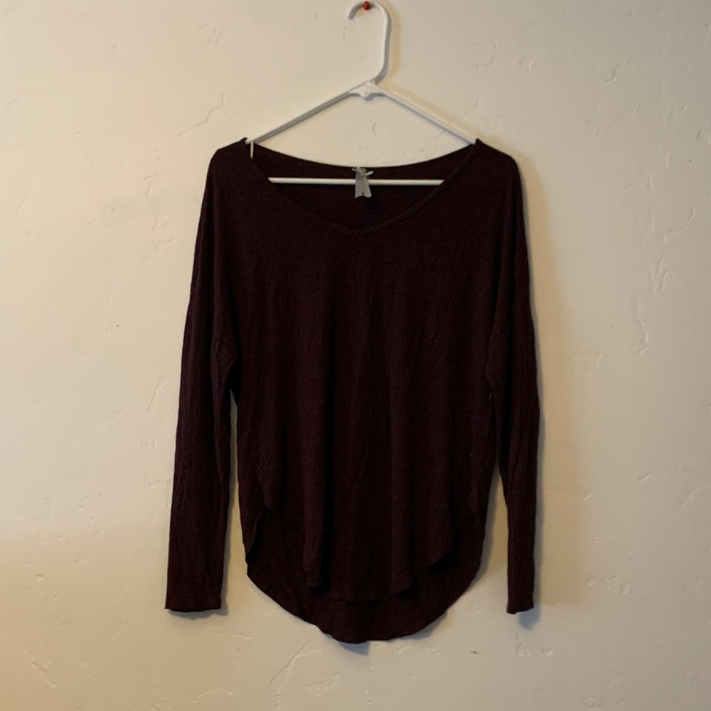 Burgundy sweater